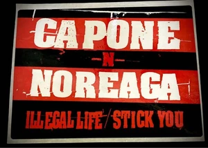 Pegatina Promocional Oficial Capone-N- Noreaga Años 90 Hip Hop Colectivo Raro 16cm x22cm - Imagen 1 de 1