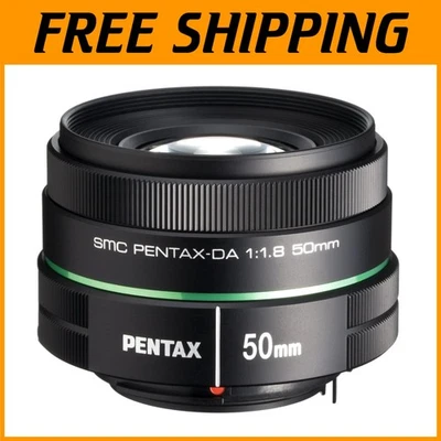 50mm f/1.8 Standard Lens for Pentax DSLRs - Ideal for Sharp Portrait Photography - Image 1 of 4