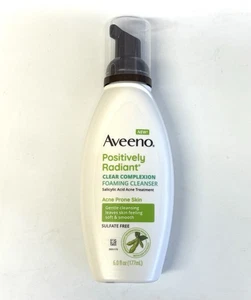 Aveeno detergente schiumogeno positivo radiante Clear Complexion 6 oz nuovo scadenza 10/2026 - Foto 1 di 3