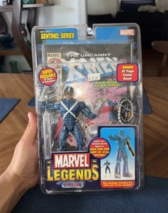 Marvel Legends Centinela Serie BAF Cíclope Variante Factor X 2005 Toy Biz X-Men - Imagen 1 de 2