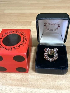 Rare Early TENDERLOIN 8K Gold Horseshoe Ring w/Diamond Size 10 NIB JAPAN JP - Picture 1 of 4
