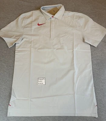 Camiseta polo Nike Coaches Dri-Fit de fútbol gris claro roja para hombre M DJ5123-107 Foto 1 de 4