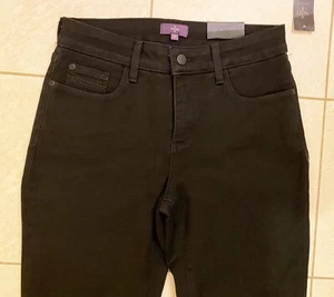 NEW NYDJ Womens Lift Tuck Technology Black Legging Pants Size 4 - Picture 1 of 4