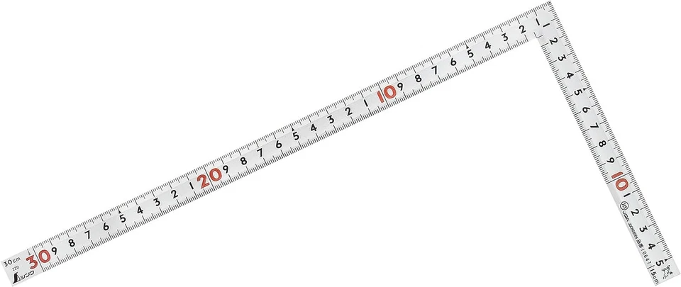 Shinwa Carpintero cuadrado 30cm/15cm acero inoxidable mismo grosor varilla #1... - Imagen 1 de 1