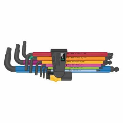 Wera 05022640001 Wera Hex Plus SAE L-Key Set (9 Piece Set) - Image 1 of 4