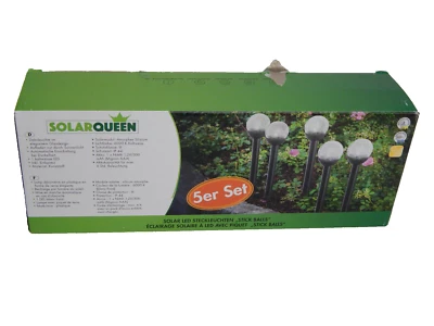 Think Pets Gartenleuchte »BALLS«, 5er Set Solargartenleuchte Solargartenstecker - Bild 1 von 4