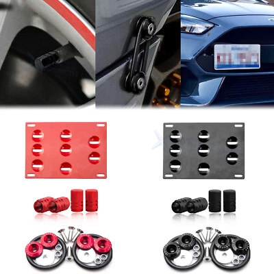 Juego de matrícula de gancho de remolque + válvula de aire + sujetador de liberación para Ford Focus 2016-18 Foto 1 de 4
