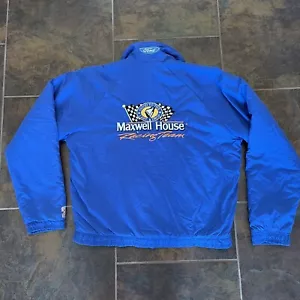 Maxwell House Racing Team NASCAR Coat Jacket Eagle Ridge Mens Large Made In USA - Picture 1 of 12