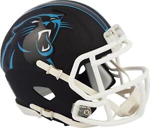 Riddell Carolina Panthers Black Matte Alternate Speed Mini Football Helmet