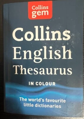 Collins English Thesaurus in Colour Gem Little Dictionary Fast Delivery - Image 1 of 3