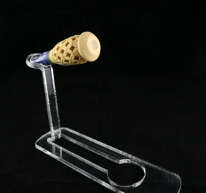 Deep Lattice Cigarette Holder, The Best Block Meerschaum, Unsmoked Meerschaum - Picture 1 of 6