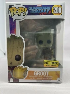 Funko POP! Guardians Of The Galaxy Vol. 2 #208 Groot Hot Topic Brand New - Bild 1 von 6
