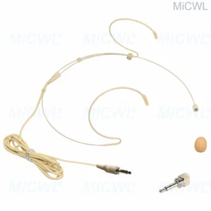 Auriculares de bloqueo de tornillo de 3,5 mm micrófono micrófono para transmisor inalámbrico PC SLX8 - Imagen 1 de 6