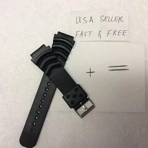 22mm Sport Rubber Watch Band / Strap Fits Casio / Timex & other Sport watches - Picture 1 of 9