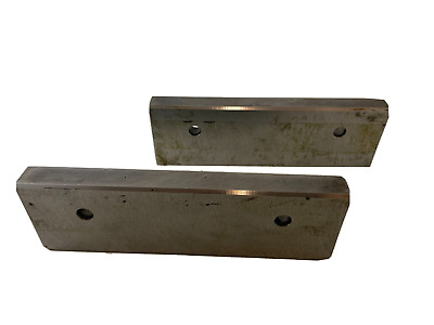 8  Vice Jaws - Hardened Steel - Smooth - 5  Centres - 2-1/2  Height - Pair • 50£