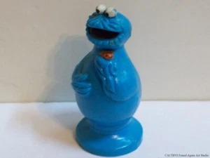 Figura Monstruo de Galletas de Sésamo Calle Comer Chocolate Chip Muppets TARA Juguete de Colección - Imagen 1 de 9
