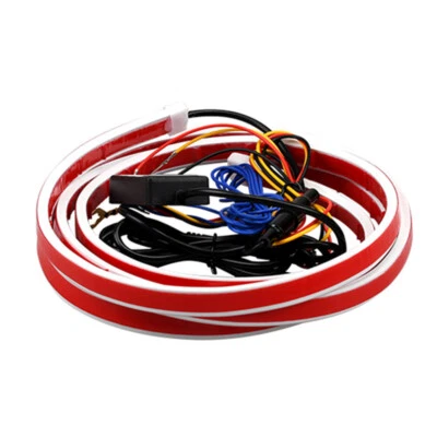 RGB Car Hood Daytime Running LED Light Strip Turn Signal Lamp Accessories 1.2M - Image 1 of 4