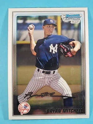 2010 Bowman Chrome Prospects RC Bryan Mitchell New York Yankees #BCP118 - Image 1 of 2