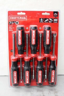 CRAFTSMAN 7-Piece Nut Driver Set SAE/MM With Hollow Shaft CMHT65081 - Image 1 of 2