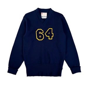 Vintage 60s UCLA Bruins V-Neck Letterman Sweater Wool Varsity College Sports - Picture 1 of 9