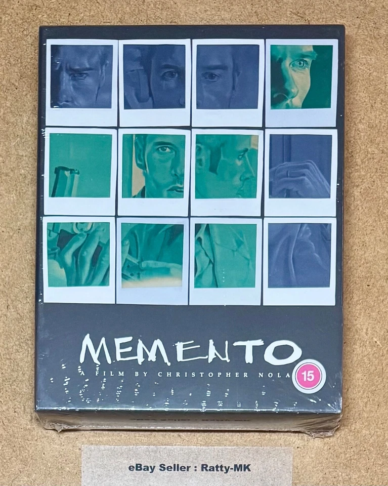 MEMENTO - UK COLLECTOR'S EDITION BLU RAY STEELBOOK - NEW & SEALED - Image 1 of 4