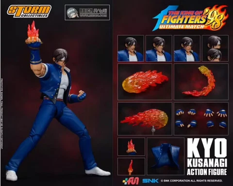 STORM Toys  The King of Fighters 98 kof KYO KUSANAGI Blue Version Figure Cover