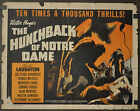 Bossu De Notre-Dame R / 1952 Original 22X28 Film Affiche Charles Laughton