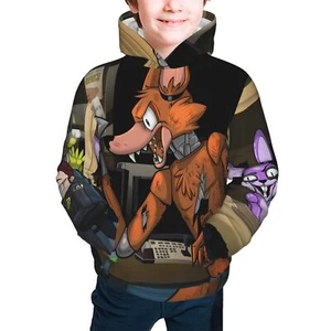 Five nights at freddy's Game Hoodie Teens Pullover Novelty Hoody Holiday Gifts - Picture 1 of 40