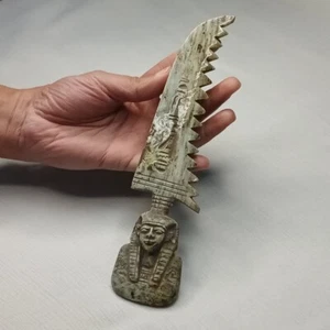 Cuchillo de piedra faraónica - réplica artesanal del rey egipcio Tutankamón - Imagen 1 de 9