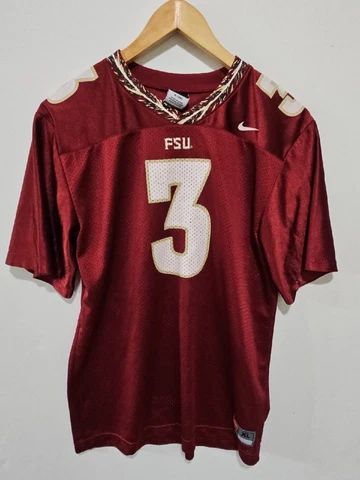 Florida State University #3 Football Jersey Garnet Boys Youth Size XL 20 Cover
