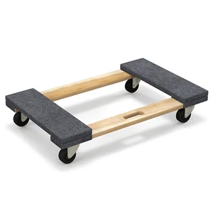 18"×30" Furniture Dolly Moving Carrier Mover Handle Casters 1000lbs Capacity - Picture 1 of 9