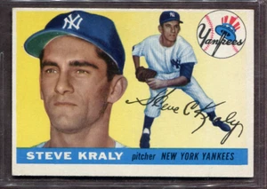 1955 Topps Set-Break #139 Steve Kraly VG-VGEX *JAYSACE* - Picture 1 of 2