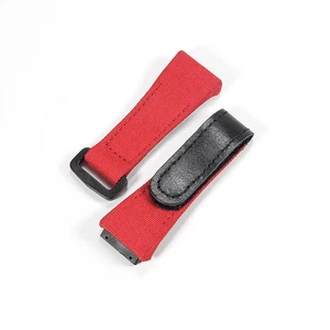 25*20mm Nylon Canvas Stitched Watchband For Richard MILLE Screw Down Connections - Picture 1 of 10