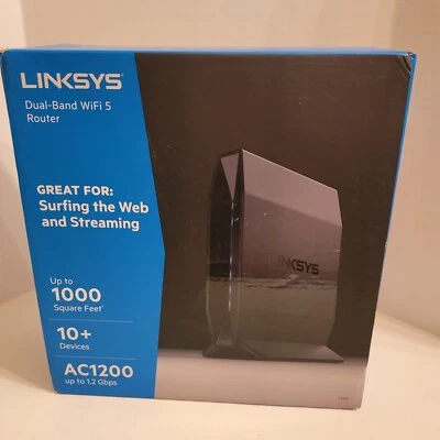Linksys Dual-Band AC1200 WiFi 5 Router (E5600)  Ships Out Fast - Image 1 of 4