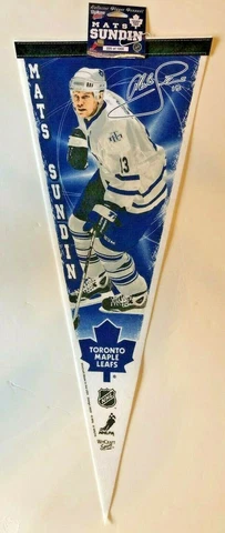 TORONTO MAPLE LEAFS MAT SUNDIN NHL HOCKEY  VINTAGE PLAYER PENNANT NEW MINT Cover