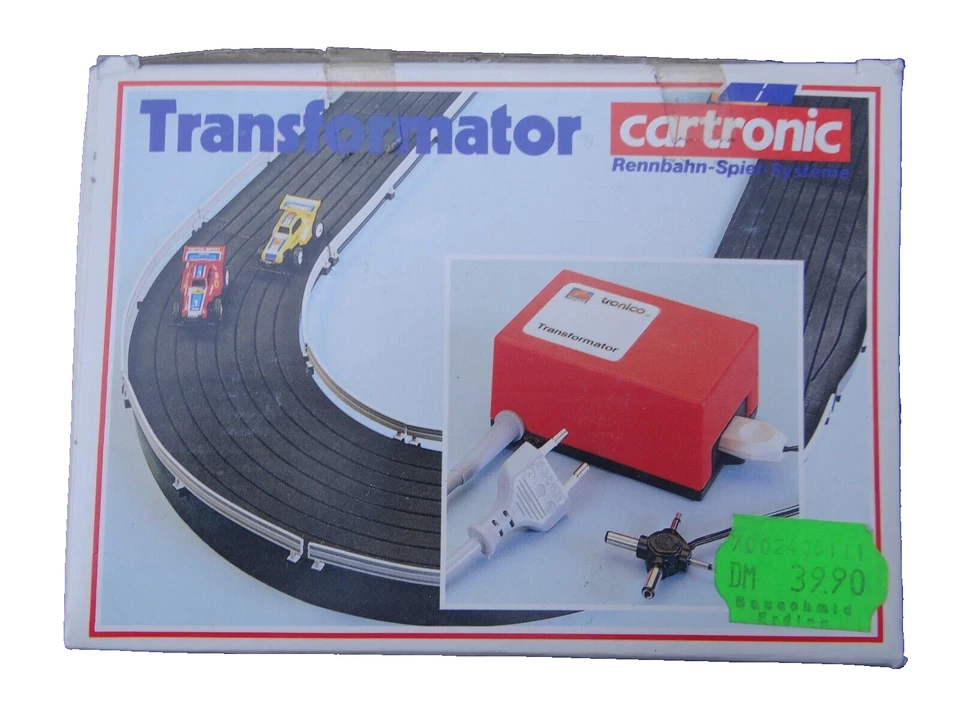 Cartronic Transformator Trafo Auto Bahn Rennbahn Ersatz Zubehör Tronico NEU OVP - Bild 1 von 1