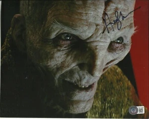 ANDY SERKIS SIGNED STAR WARS PHOTO (5) ALSO BECKETT COA - Picture 1 of 2