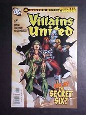 VILLAINS UNITED #2! SECRET SIX! DEADSHOT! NM- 2005 DC COMICS
