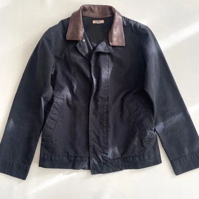 Chaqueta de vuelo 45 rpm, cuero de vaca, cuero de cuello vintage, talla 2 Foto 1 de 4