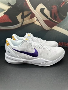 Size 10 - Nike Kobe 8 Protro Lakers Home - Picture 1 of 8