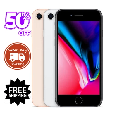 Apple iPhone 8 64 GB/128 GB Desbloqueado Verizon AT&T T-Mobile Rojo Dorado Gris espacial Foto 1 de 4