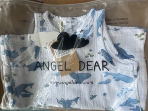 NWT Angel Dear Organic Cotton Romper 3-6 mo - Picture 1 of 1