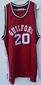 Camiseta deportiva de baloncesto Headmaster Guilford College Quakers Lloyd Free 4X nueva con etiquetas precio de venta sugerido por el fabricante $165 - Imagen 1 de 6