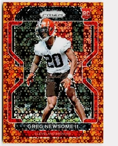 2021 Panini Prizm Disco Greg Newsome II #376 - Cleveland Browns - Picture 1 of 2