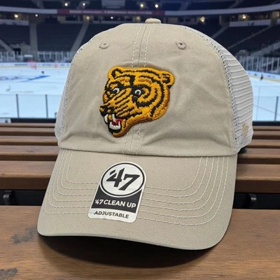 Boston Bruins '47 De Colección Arrastrero Limpieza Ajuste Relajado Malla Snapback Gorra Gorra NUEVA Foto 1 de 4