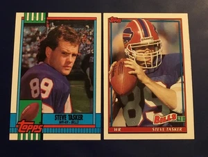 1990 & 1991 Topps #202 #45 Steve Tasker Lot 2 Buffalo Bills - Picture 1 of 1