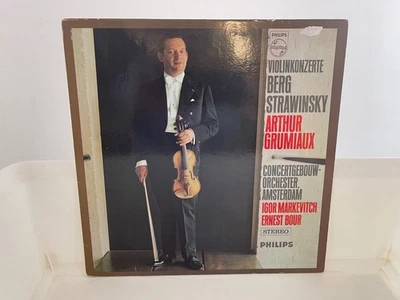 ARTHUR GRUMIAUX - ALBAN BERG VIOLIN CONCERT - RED PHILIPS 802785  - NL - NM - Image 1 of 3