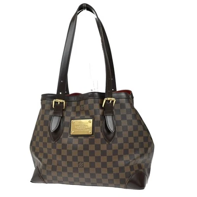 LOUIS VUITLOUIS VUITTON Hampstead MM Shoulder Bag Damier Leather N51204 16KB478 - Image 1 of 4