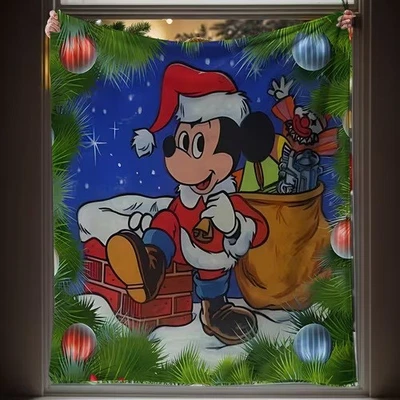 Santa Claus Come Down The Chimney Giving Gifts Christmas Happy Holiday Blanket - Image 1 of 4