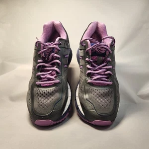 Asics Gel-Kayano 22 Women's 7  Running Shoes grey/violet /deep cobalt - Picture 1 of 10